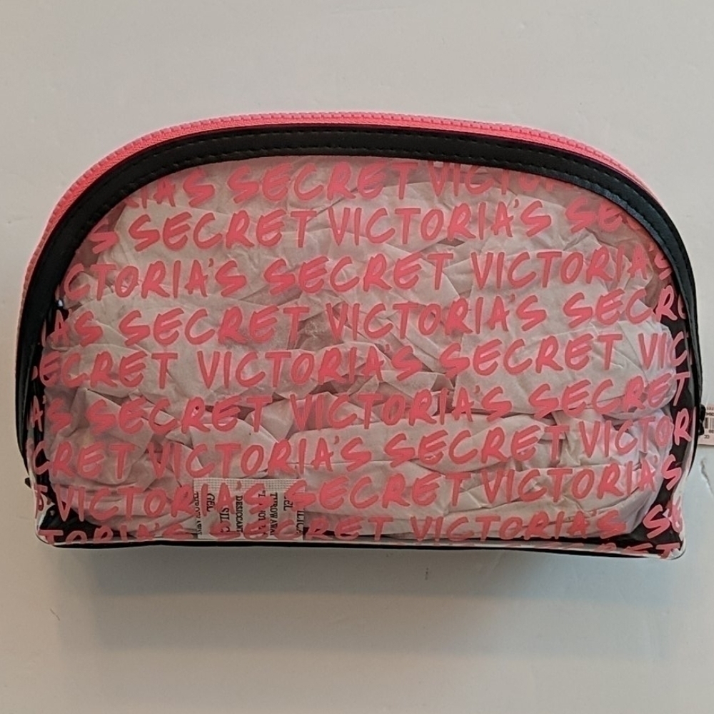 VS Victoria's secret scribble clear travel bag new - Picture 2 of 7